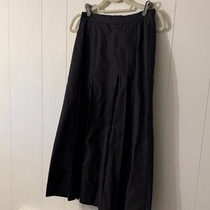 Polo by Ralph Lauren Elegant Black A-Line Skirt 1980s vintage Ralph Lauren